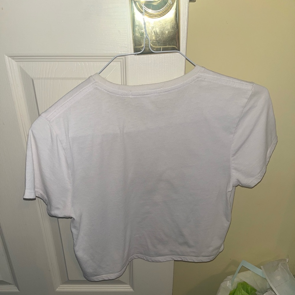 SWS Essentials Women’s Medium White Cropped Top - Picture 3 of 5